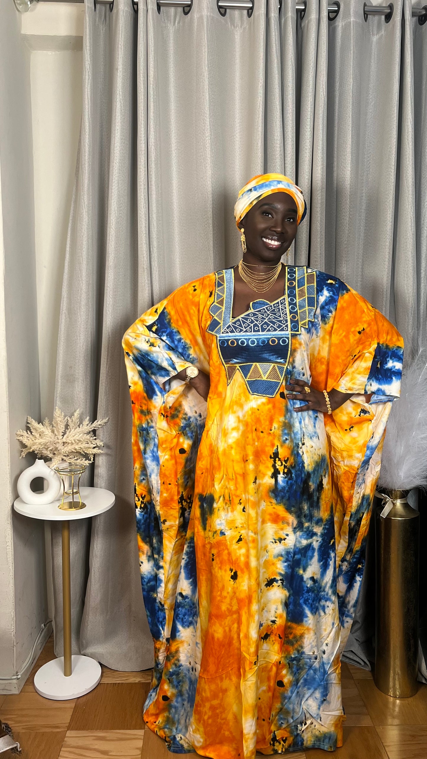 Fatou dress- Tie dye