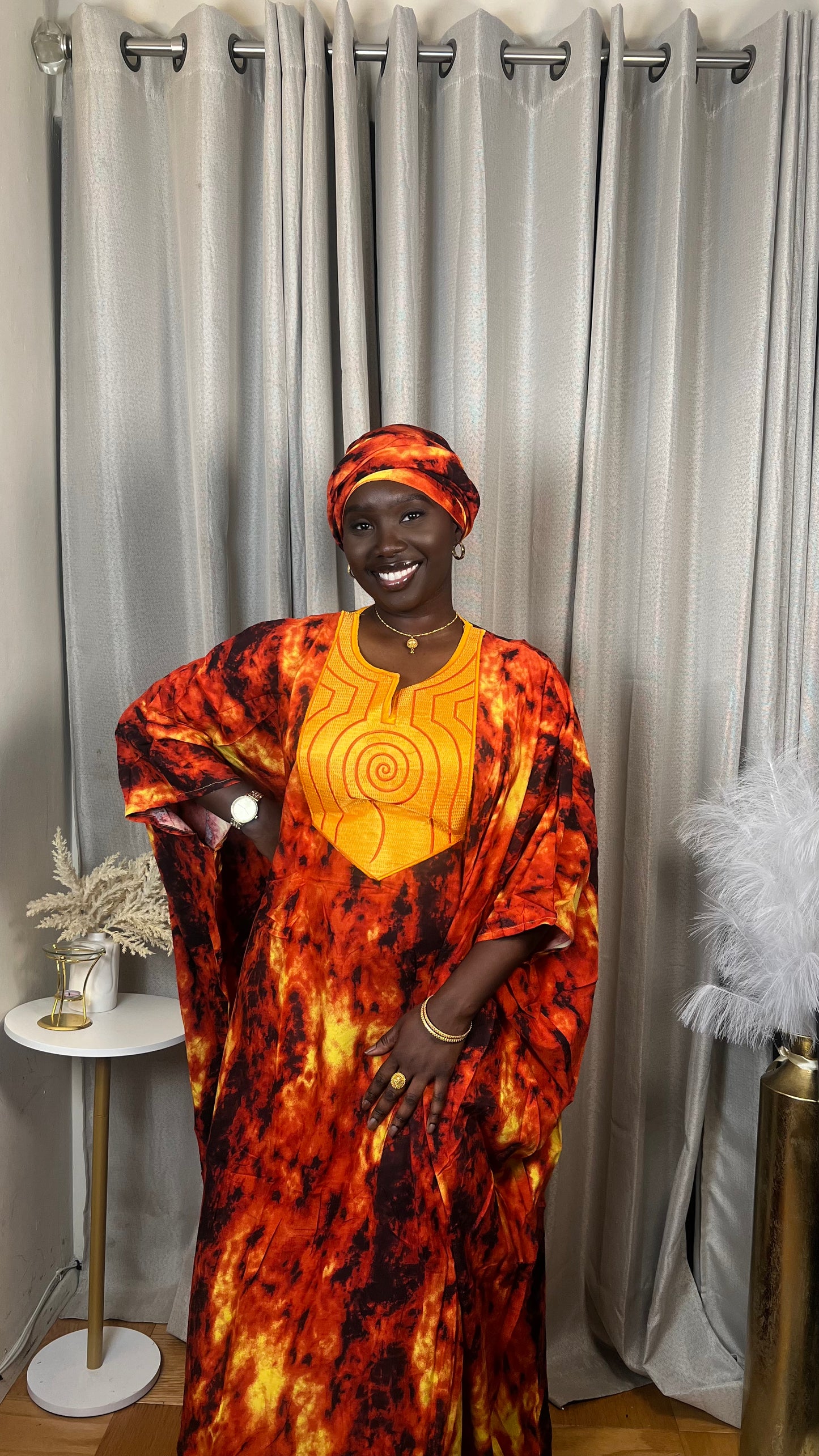 Fatou dress- Tie dye