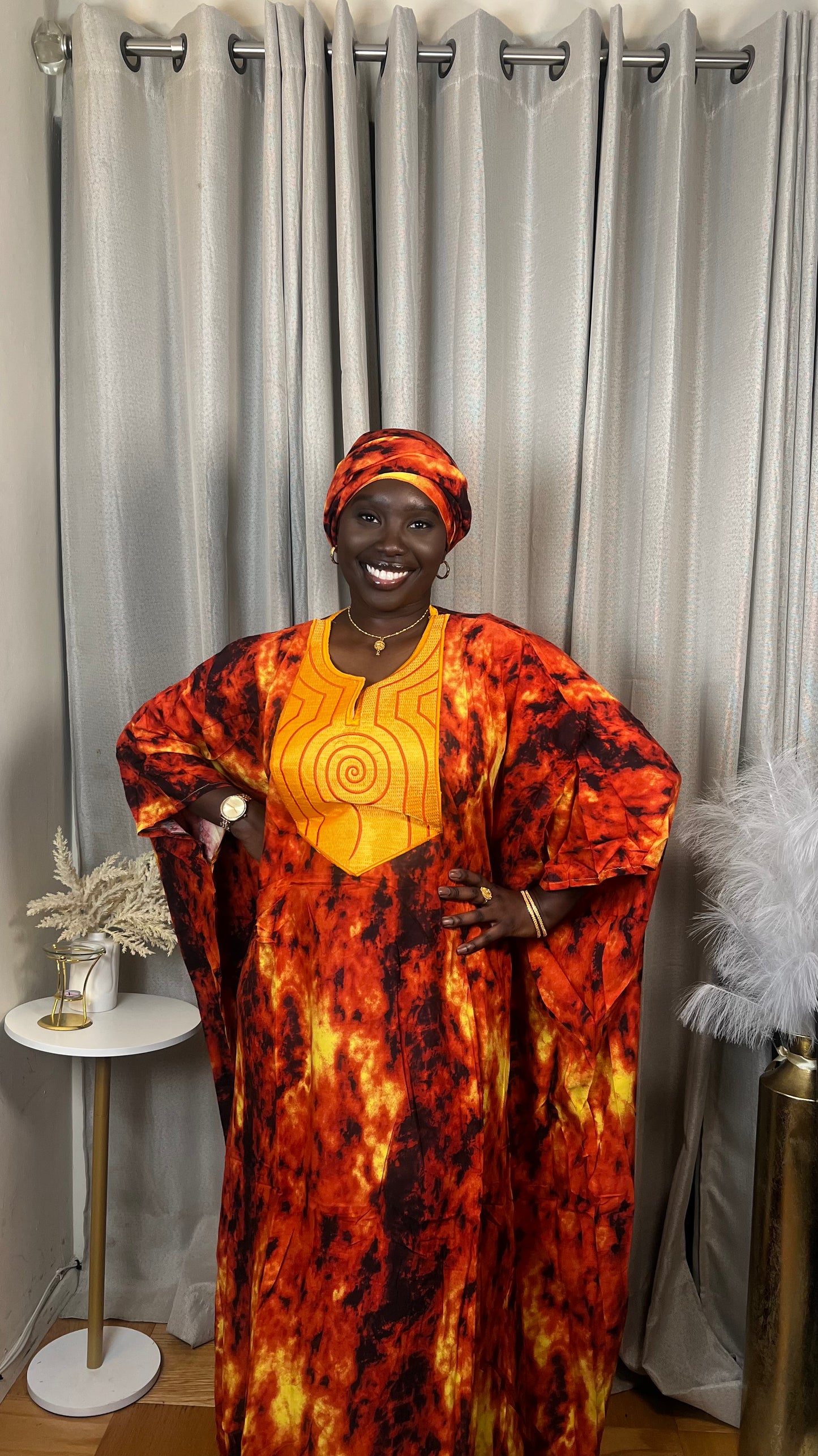 Fatou dress- Tie dye